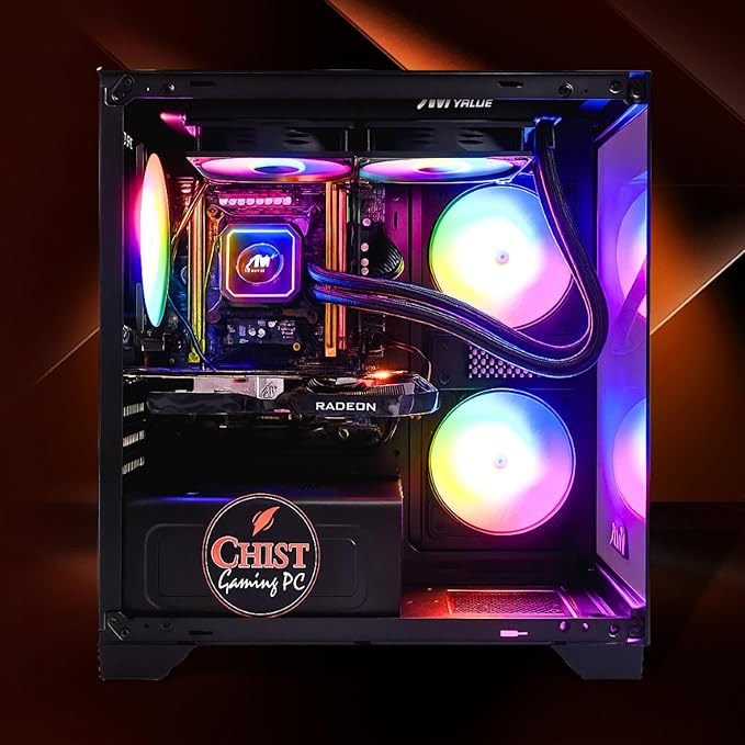 CHIST Ryzen 7 5700X Gaming PC – RTX 4060 8GB | 16GB RAM | 512GB NVMe | WiFi & Bluetooth