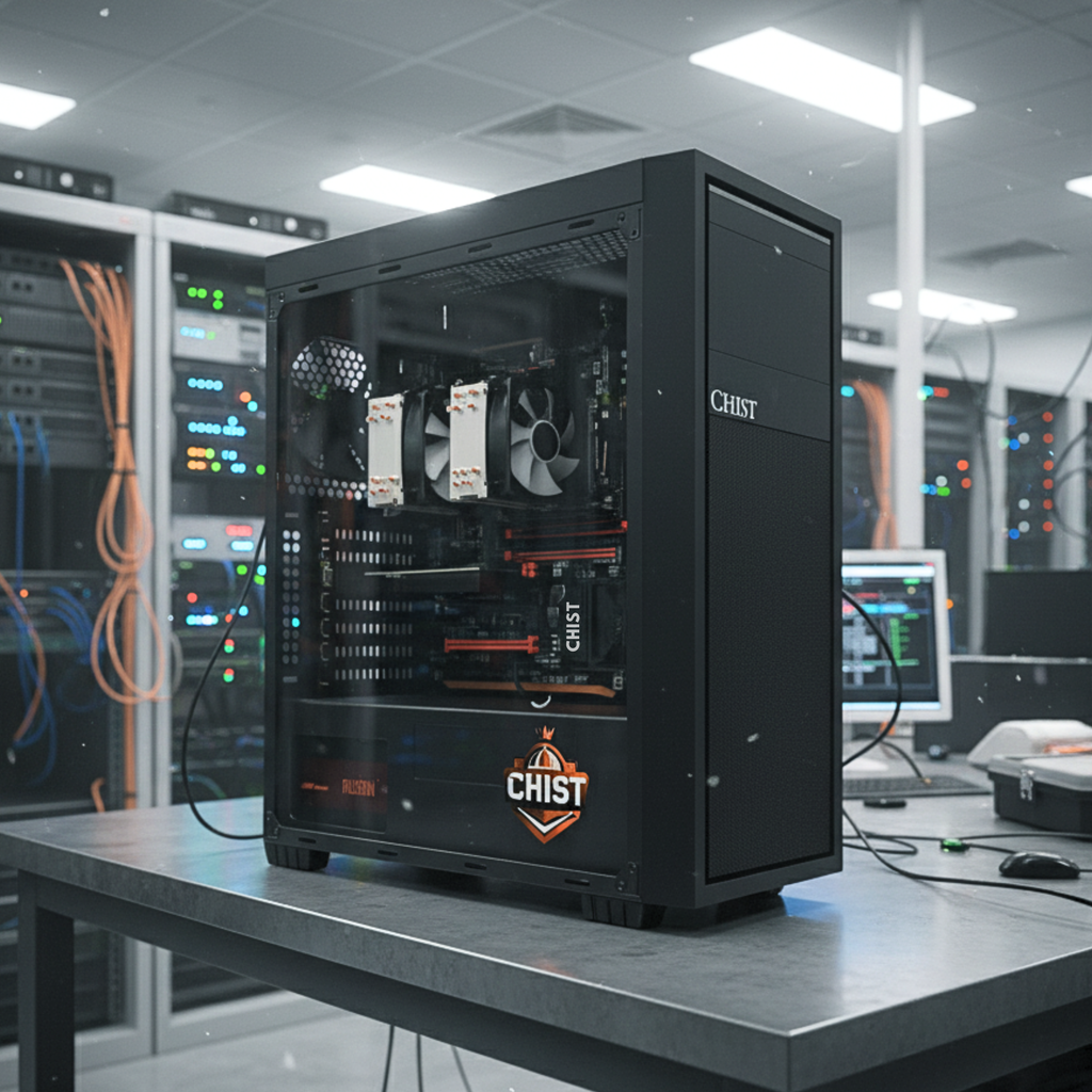 CHIST Server PC DX40 – Xeon E5-2673 v4 | 40 Cores 80 Threads | 1TB NVMe SSD | GT 730 4GB | 750W 80+ Bronze PSU